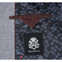 Wool Blend SLIM FIT Single Breasted Top Coat in Grey (Size 44 Regular) by English Laundry