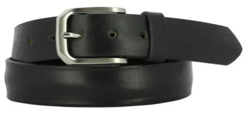 Gunner Genuine Horween Leather Belt in Black Distressed (Size 58) by Remo Tulliani