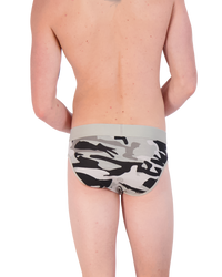 Hip Brief in Ghost Camo by Wood Underwear