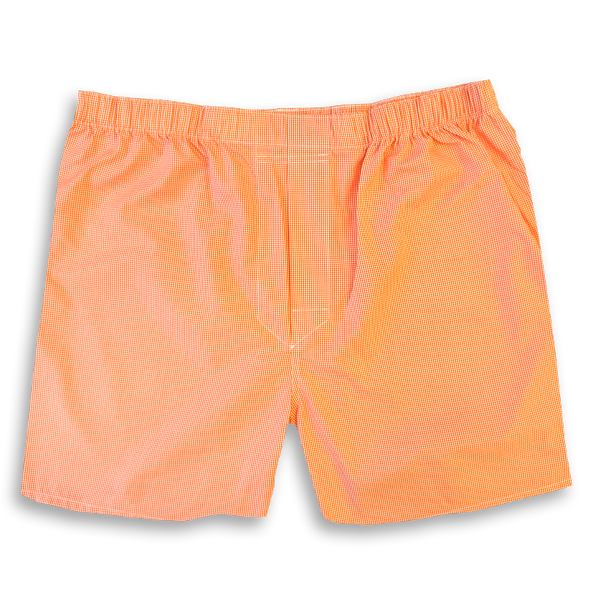 Short Fille Koton Lin Élastique Poches - Orange 9/10 Ans