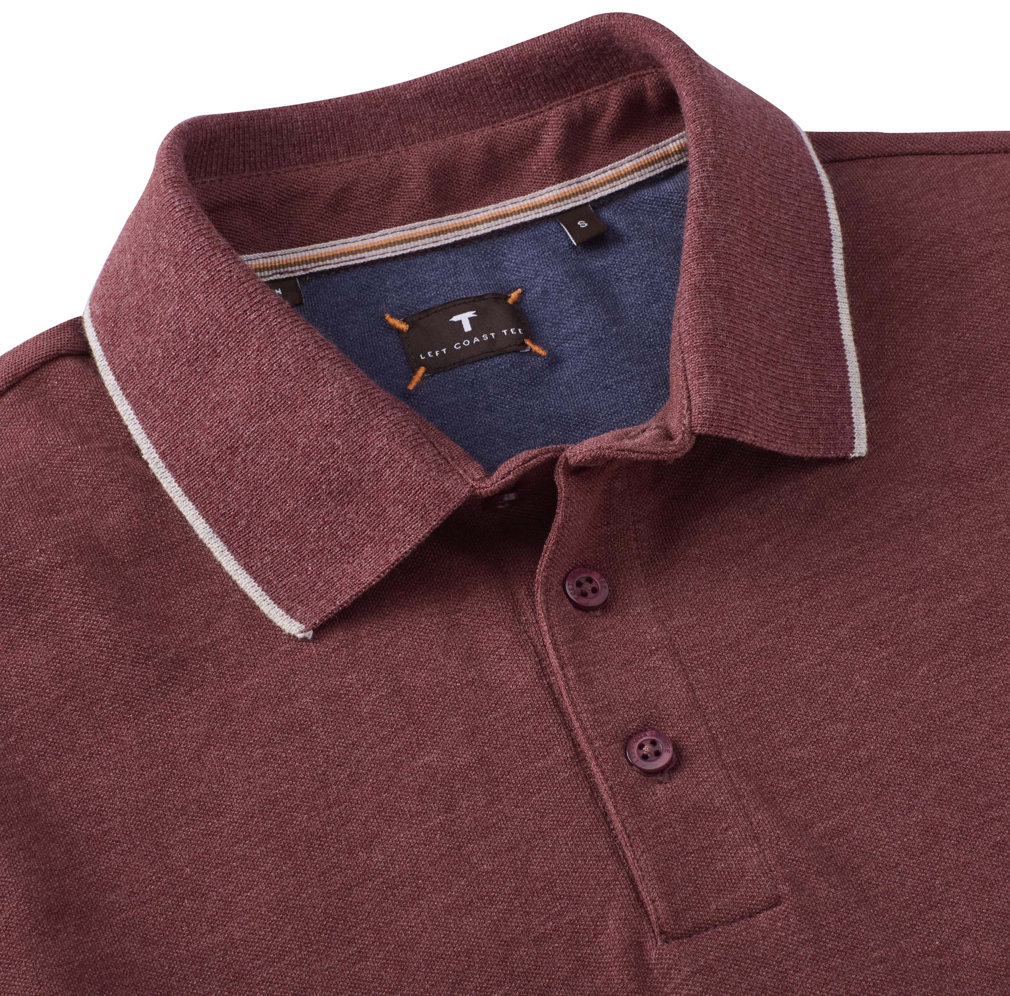 Kipa Cotton Pique Polo in Choice of Colors by Left Coast Tee