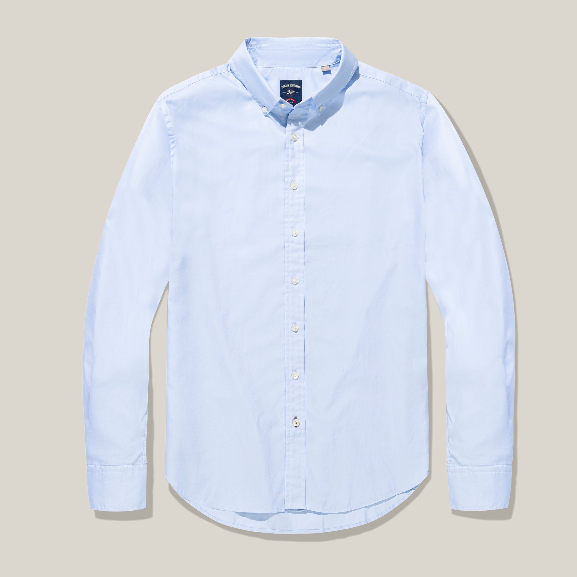 Weekender Fit Washed Oxford Sport Shirt in Blue by Bills Khakis