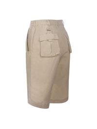 St. Barts Linen Blend Drawstring Shorts in Khaki by Weekender