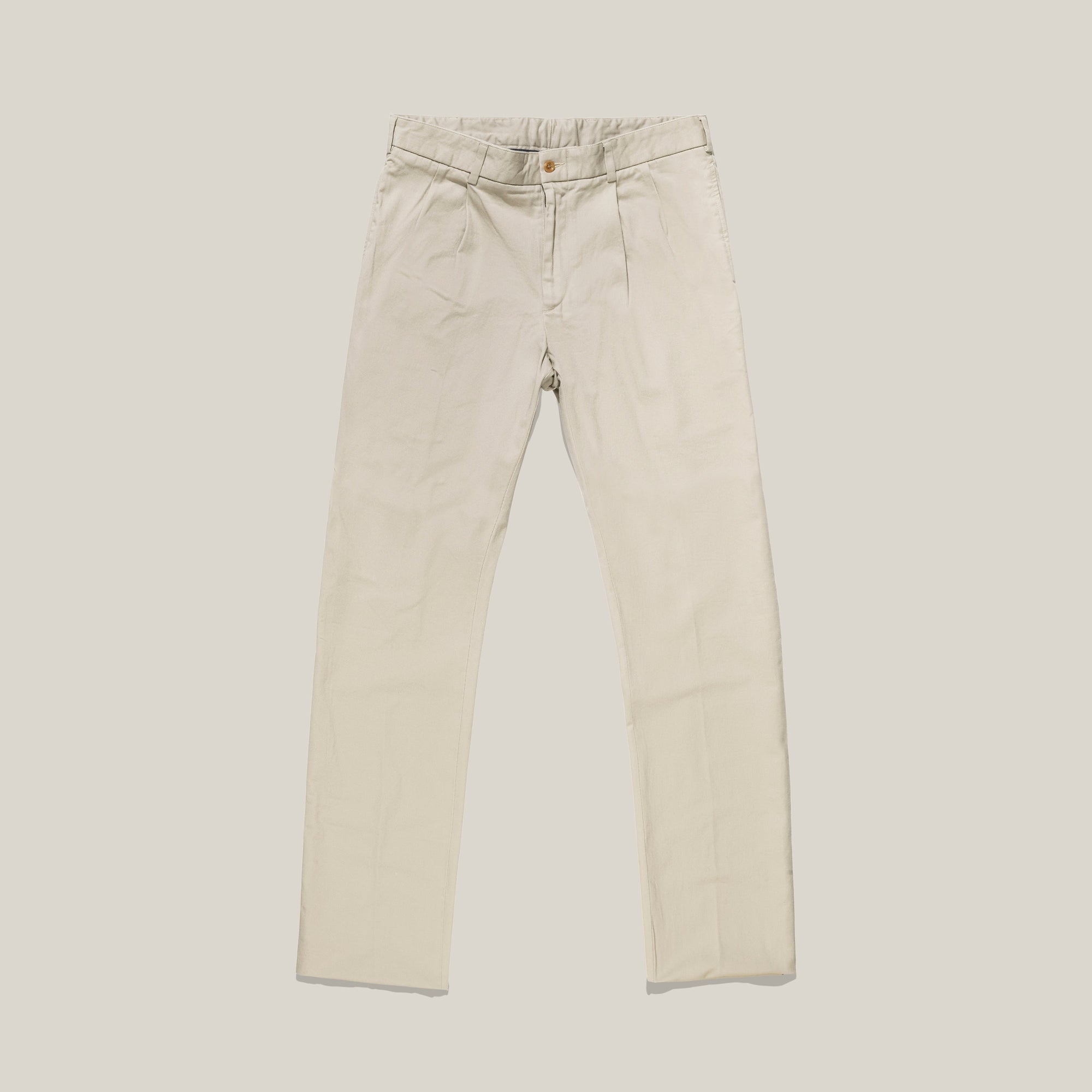 M2P Pleated Classic Fit Original Twills in Cement by Bills Khakis