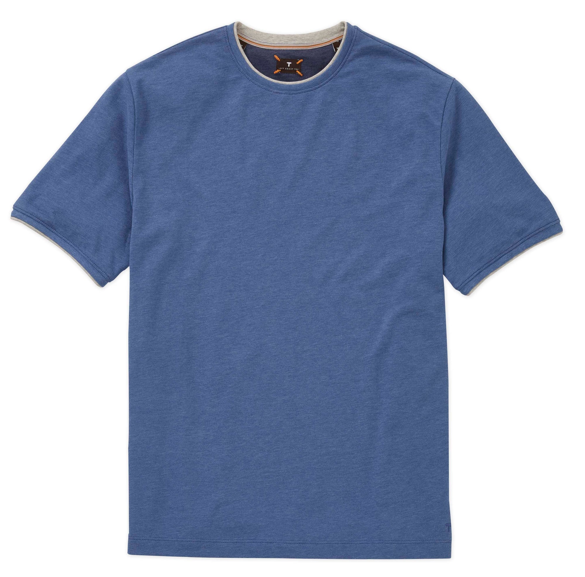 Kipa Cotton Short Sleeve Pique Crewneck T-Shirt in Choice of Colors by Left Coast Tee
