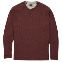 Kipa Cotton Long Sleeve Pique Henley in Choice of Colors by Left Coast Tee