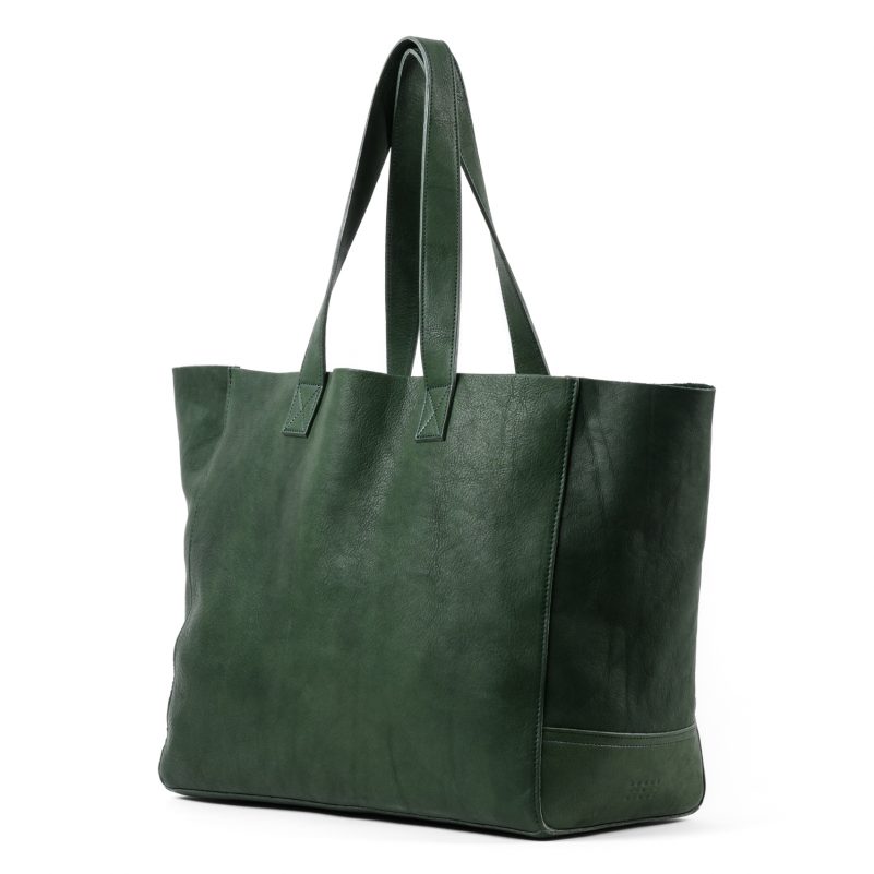 Massie Tote in Seven Hills Emerald by Moore & Giles