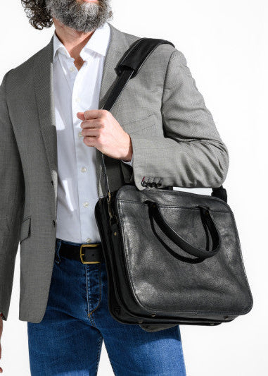 Miller Standard Attache in Heritage Black by Moore & Giles