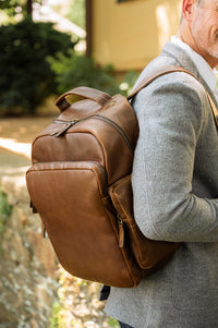 Mondo Quinn Commuter Backpack in Baldwin Oak by Moore & Giles