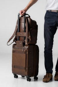 Mondo Quinn Commuter Backpack in Baldwin Oak by Moore & Giles