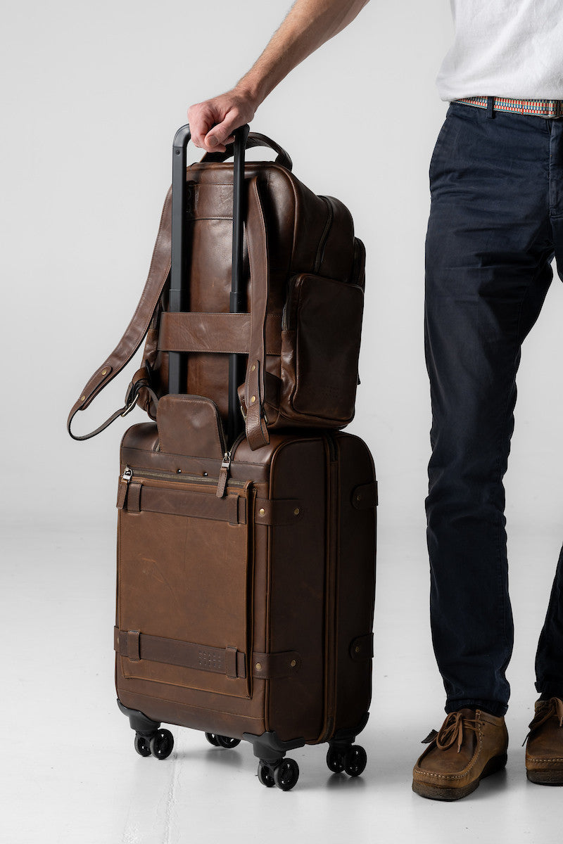 Mondo Quinn Commuter Backpack in Baldwin Oak by Moore & Giles