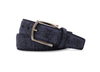 African Water Buffalo Belt in Navy by Brookes & Hyde