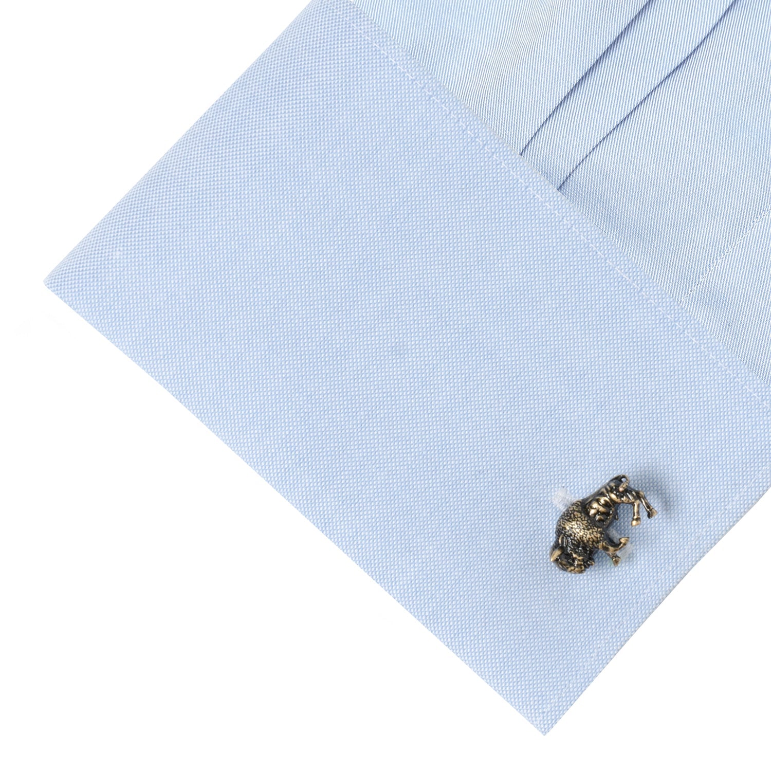 Antique Bronze Bison Cufflinks