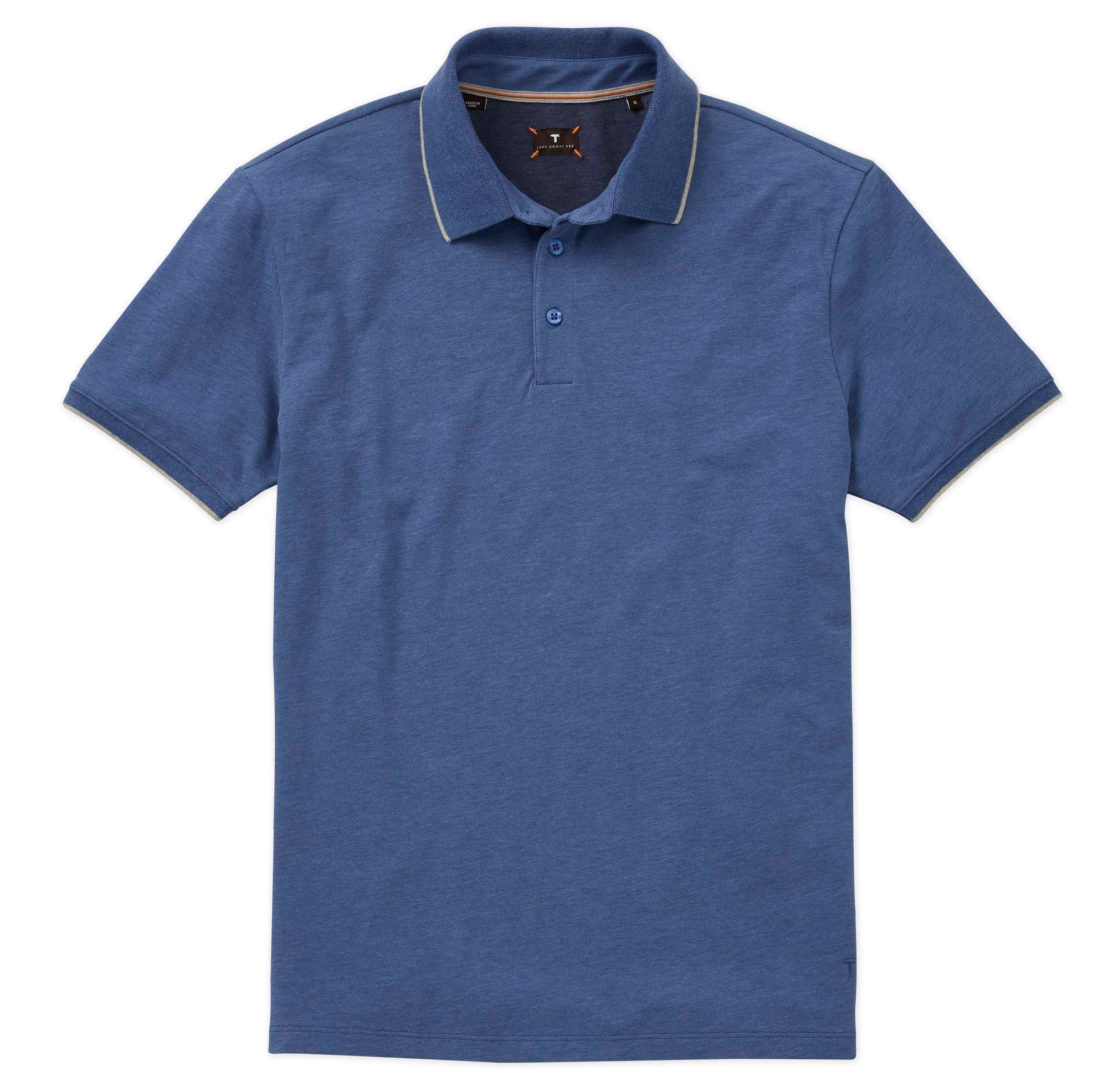 Kipa Cotton Pique Polo in Choice of Colors by Left Coast Tee