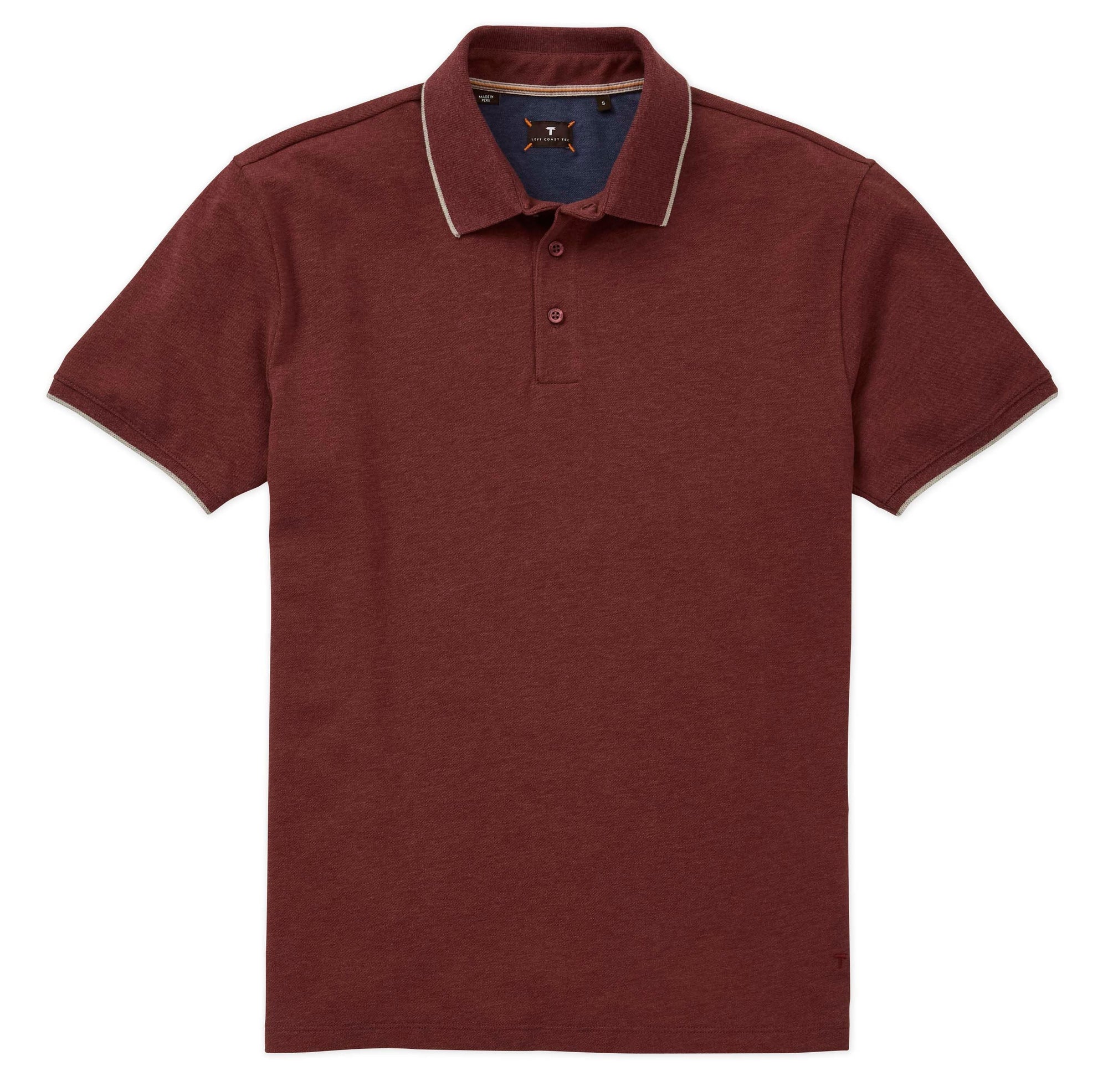 Kipa Cotton Pique Polo in Choice of Colors by Left Coast Tee