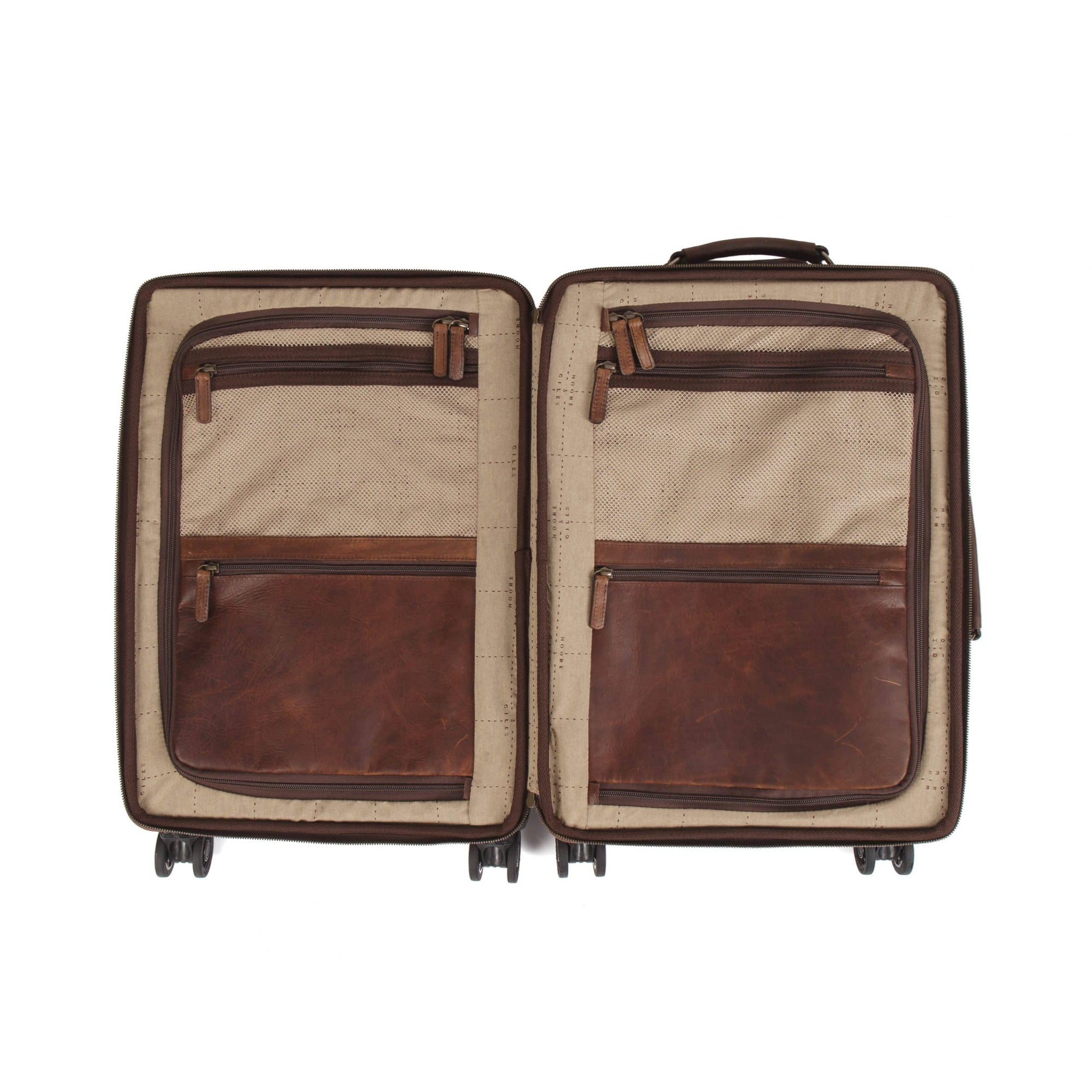 Parker Carry-On Suitcase in Baldwin Oak by Moore & Giles