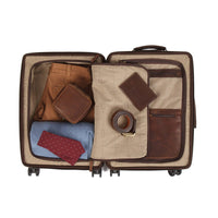 Parker Carry-On Suitcase in Baldwin Oak by Moore & Giles