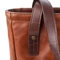 Petty Bottle Tote in Titan Milled Honey by Moore & Giles