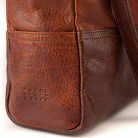 Petty Bottle Tote in Titan Milled Honey by Moore & Giles