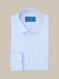 Reynolds Cotton Twill Shirt in Light Blue by Robert Talbott