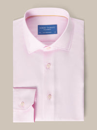 Reynolds Cotton Twill Shirt in Pink by Robert Talbott