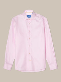 Reynolds Cotton Twill Shirt in Pink by Robert Talbott