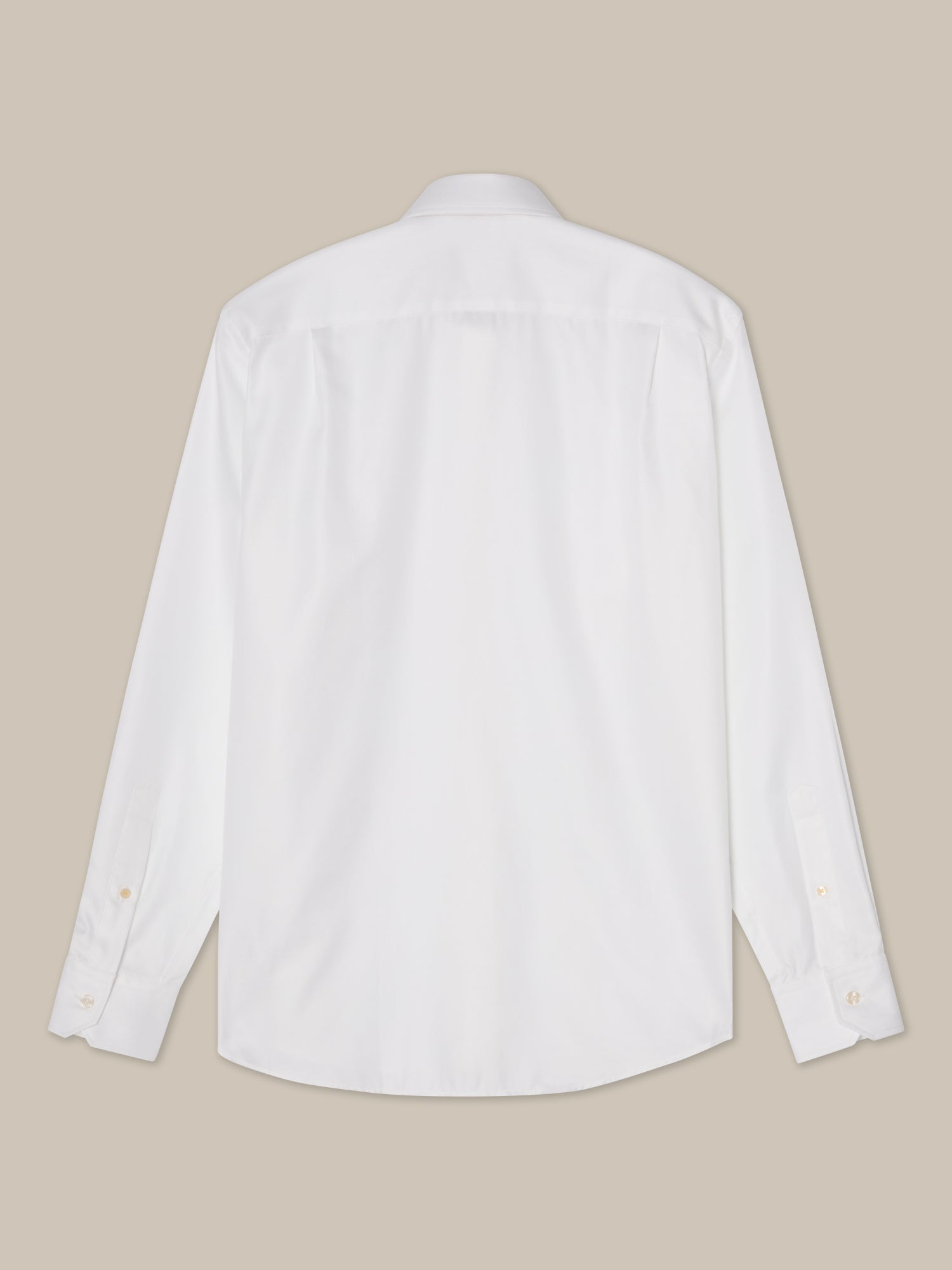 Reynolds Double Twill Cotton Shirt in White by Robert Talbott