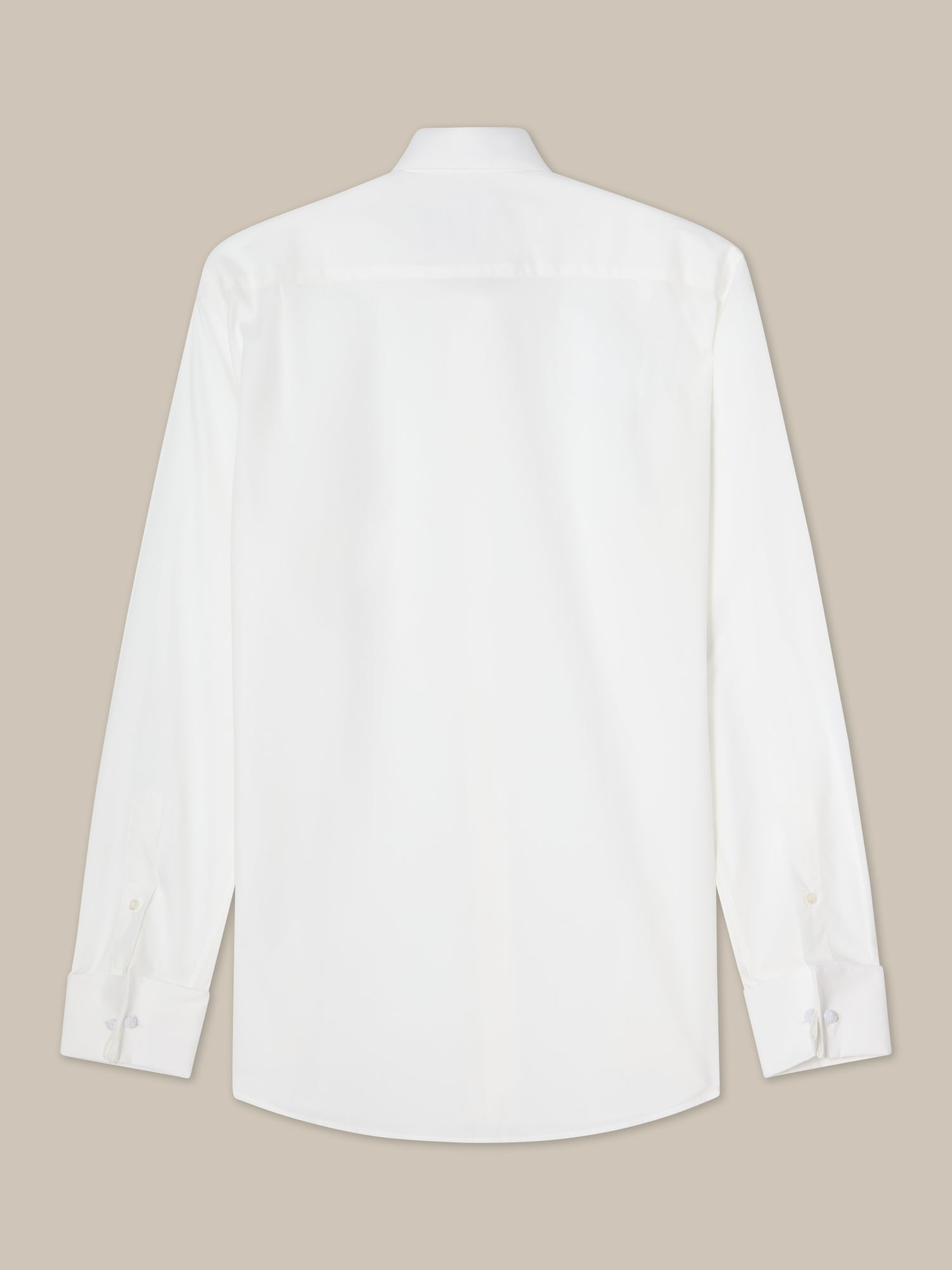 Reynolds Hidden Placket Formal Shirt in White by Robert Talbott