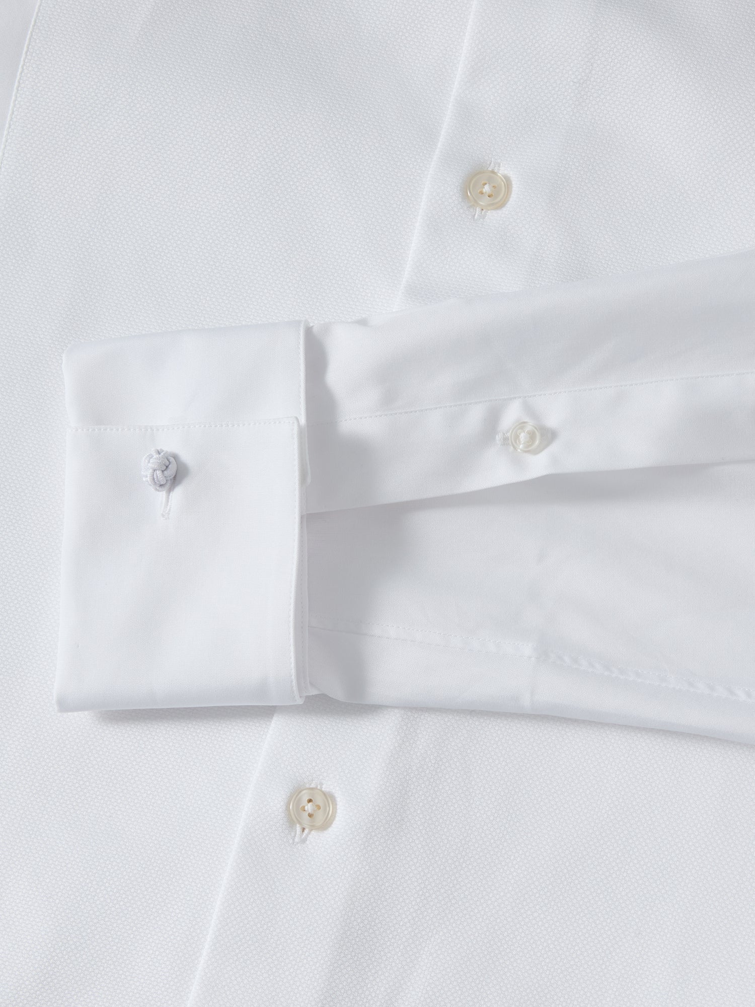Reynolds Pique Bib Formal Shirt in White by Robert Talbott