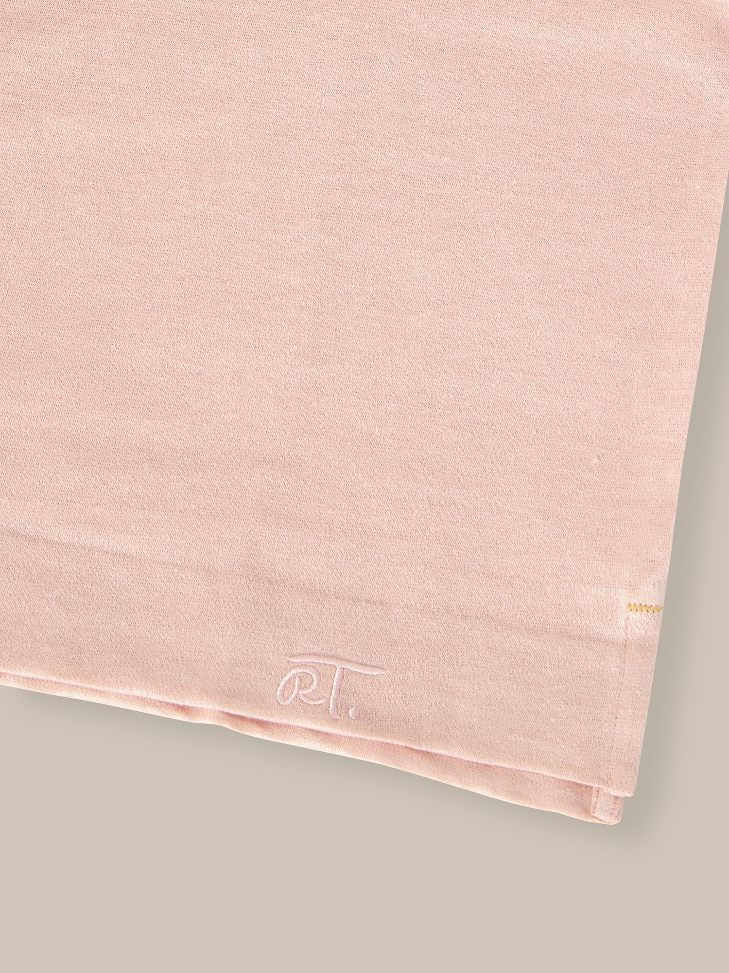 Taylor Pique Linen Polo in Pink by Robert Talbott