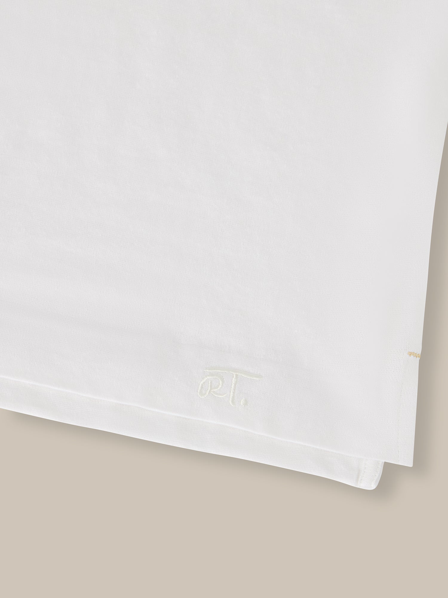 Taylor Pique Linen Polo in White by Robert Talbott
