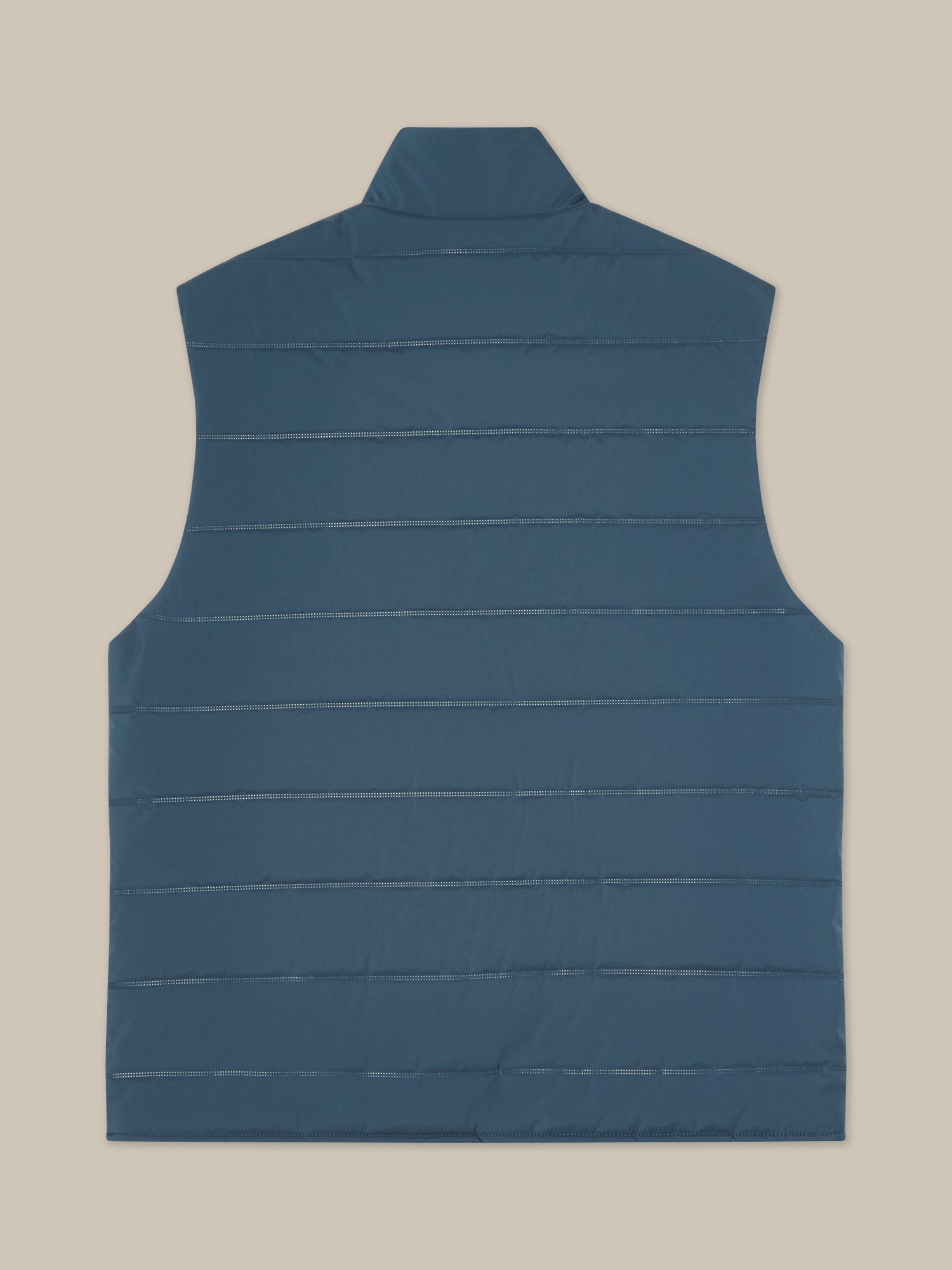 Driver Quilted Water-Resistant Vest with Cotton/Cashmere Lining in Dusty Blue by Robert Talbott