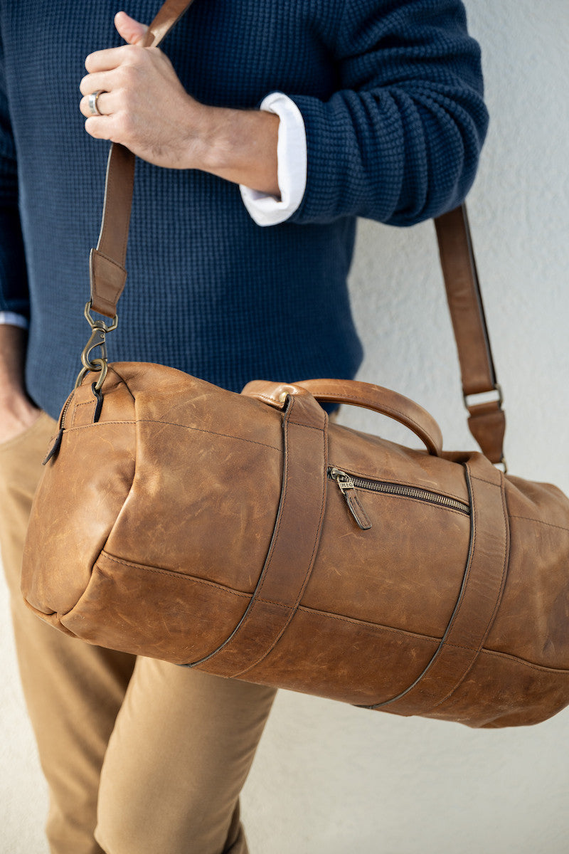 Reclaimed Duffel in Heirloom Oak by Moore & Giles