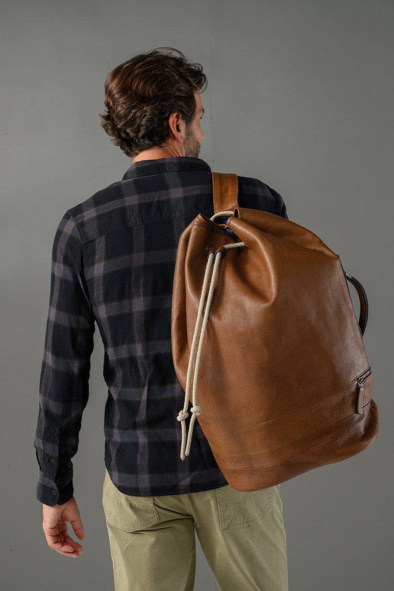Reclaimed Surplus Duffel in Heirloom Oak by Moore & Giles