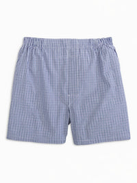 Multi Pack Poplin Check Full Make Cotton Boxer Shorts (4 Pack) (Average Sizing) by Batton