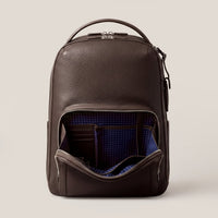 Pilot Leather Travel Backpack in Chocolate by Wool & Oak