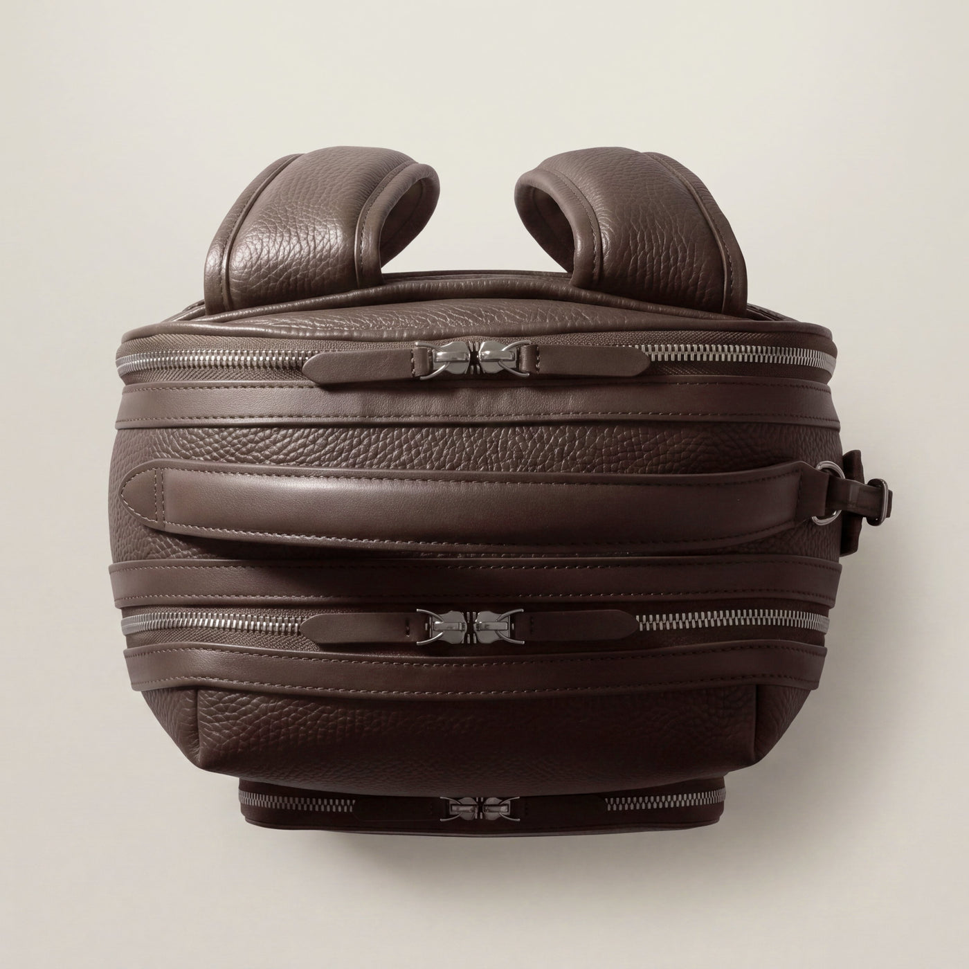 Pilot Leather Travel Backpack in Chocolate by Wool & Oak
