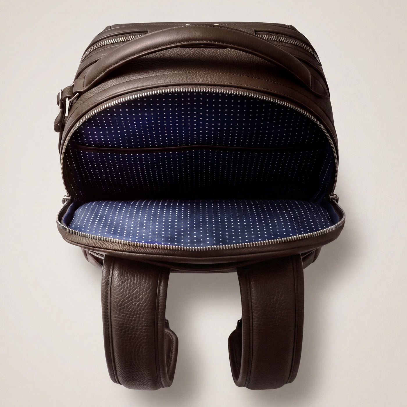 Pilot Leather Travel Backpack in Chocolate by Wool & Oak