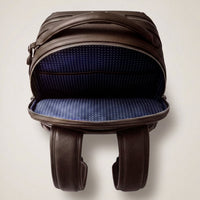 Pilot Leather Travel Backpack in Chocolate by Wool & Oak