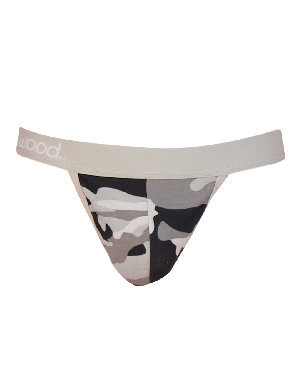 Thong in Ghost Camo by Wood Underwear