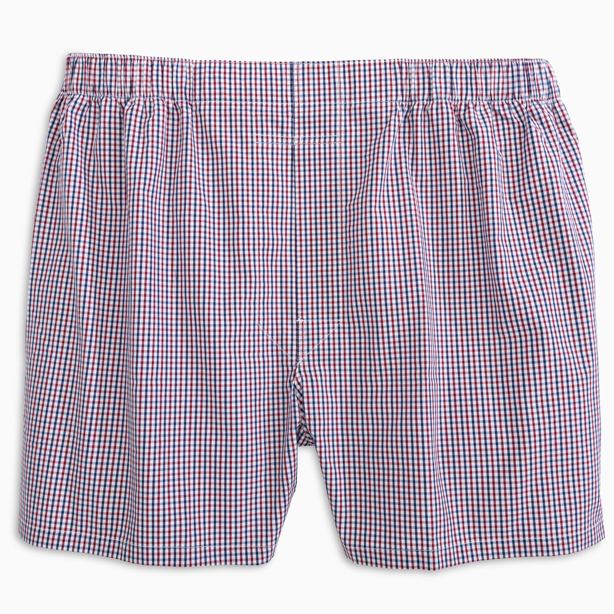 Multi Pack Poplin Check Full Make Cotton Boxer Shorts (4 Pack) (Average Sizing) by Batton