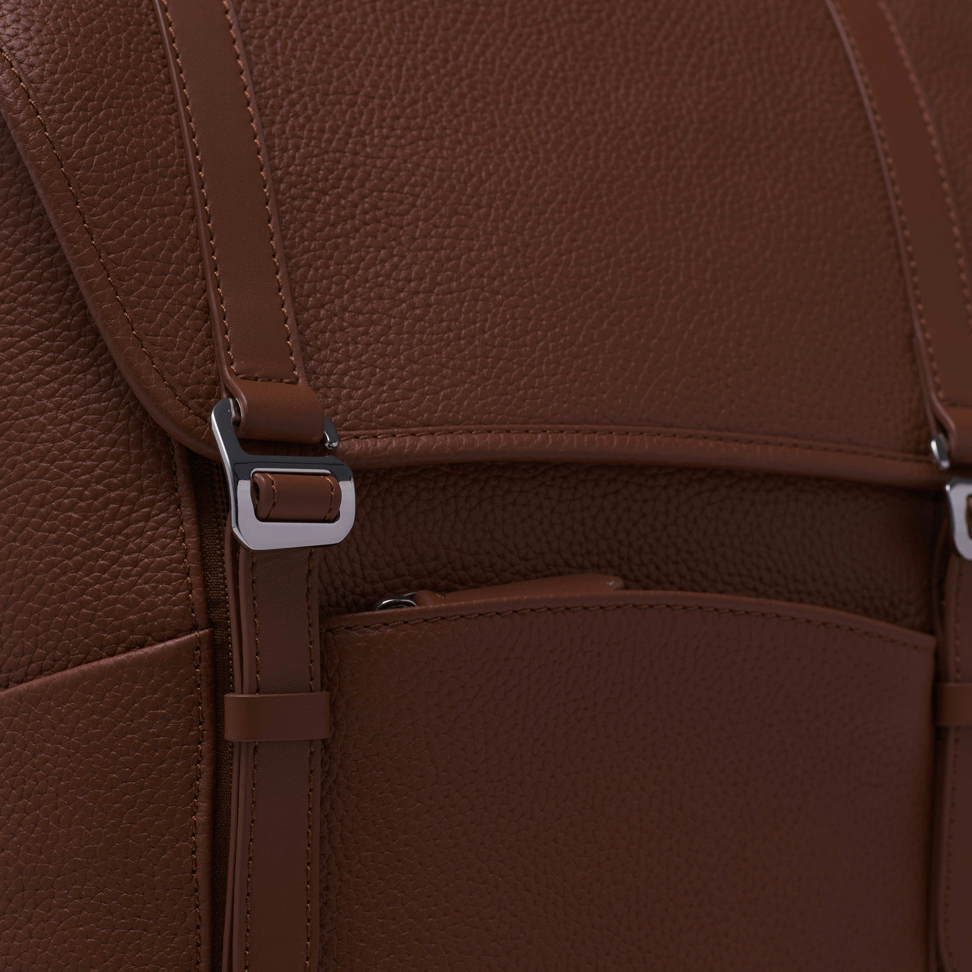 Wings Leather Travel Backpack in Oak Brown by Wool & Oak