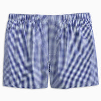 Multi Pack Poplin Check Full Make Cotton Boxer Shorts (4 Pack) (Average Sizing) by Batton