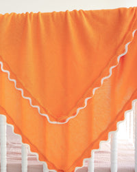 Cotton Cashmere Finley Scallop Edge Baby Blanket (Choice of Colors) by Alashan Cashmere