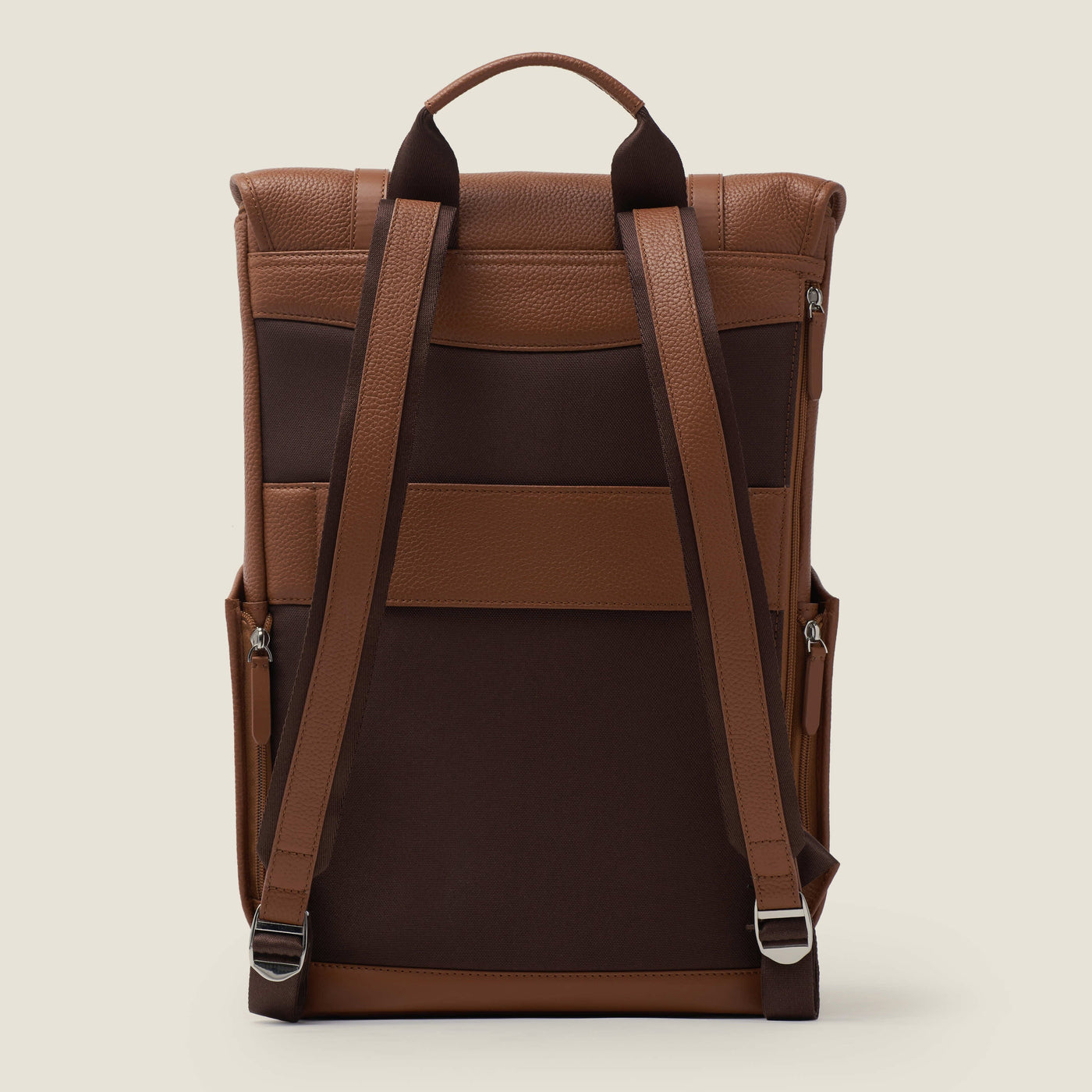Wings Leather Travel Backpack in Sand by Wool & Oak