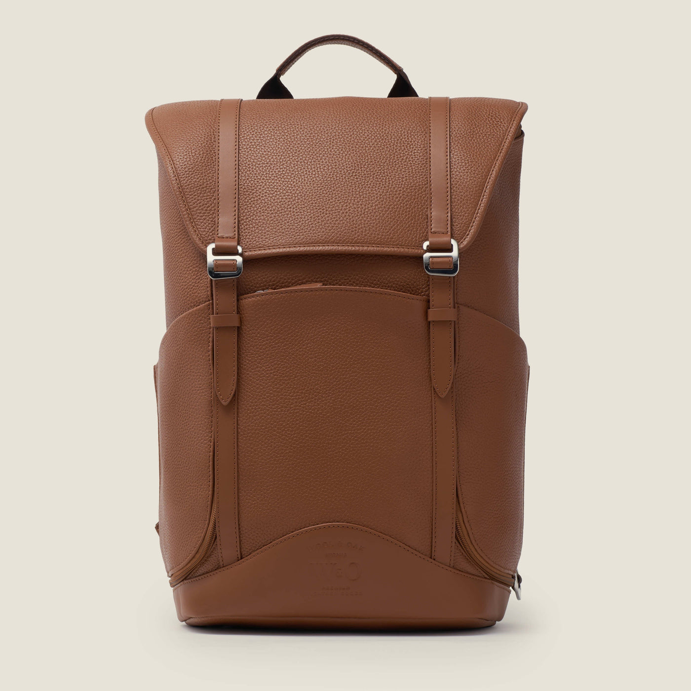 Wings Leather Travel Backpack in Sand by Wool & Oak
