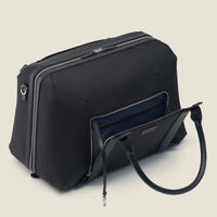 Duffle Suitcase in Jet Black High Ballistic Nylon by Wool & Oak