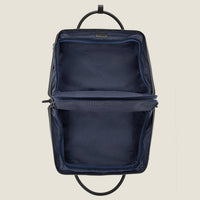 Duffle Leather Suitcase in Jet Black by Wool & Oak