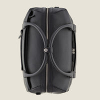 Duffle Leather Suitcase in Jet Black by Wool & Oak