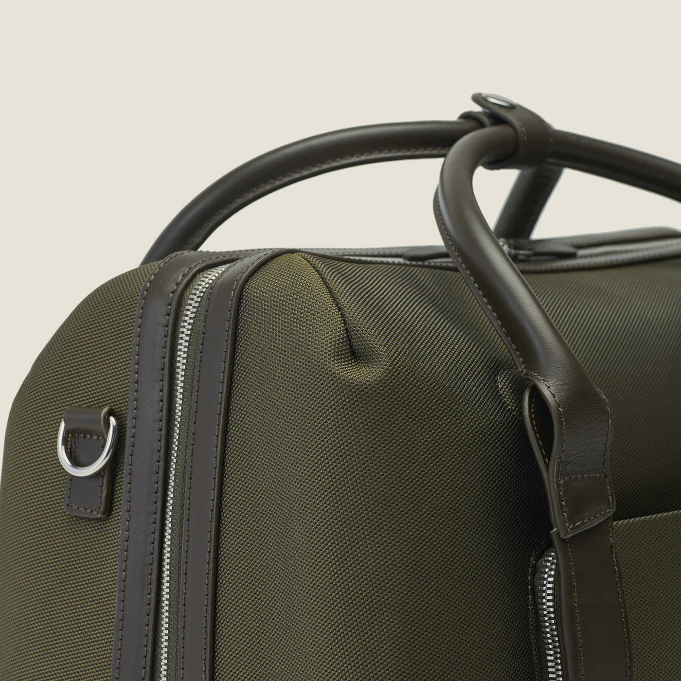 Duffle Suitcase in Olive High Ballistic Nylon by Wool & Oak
